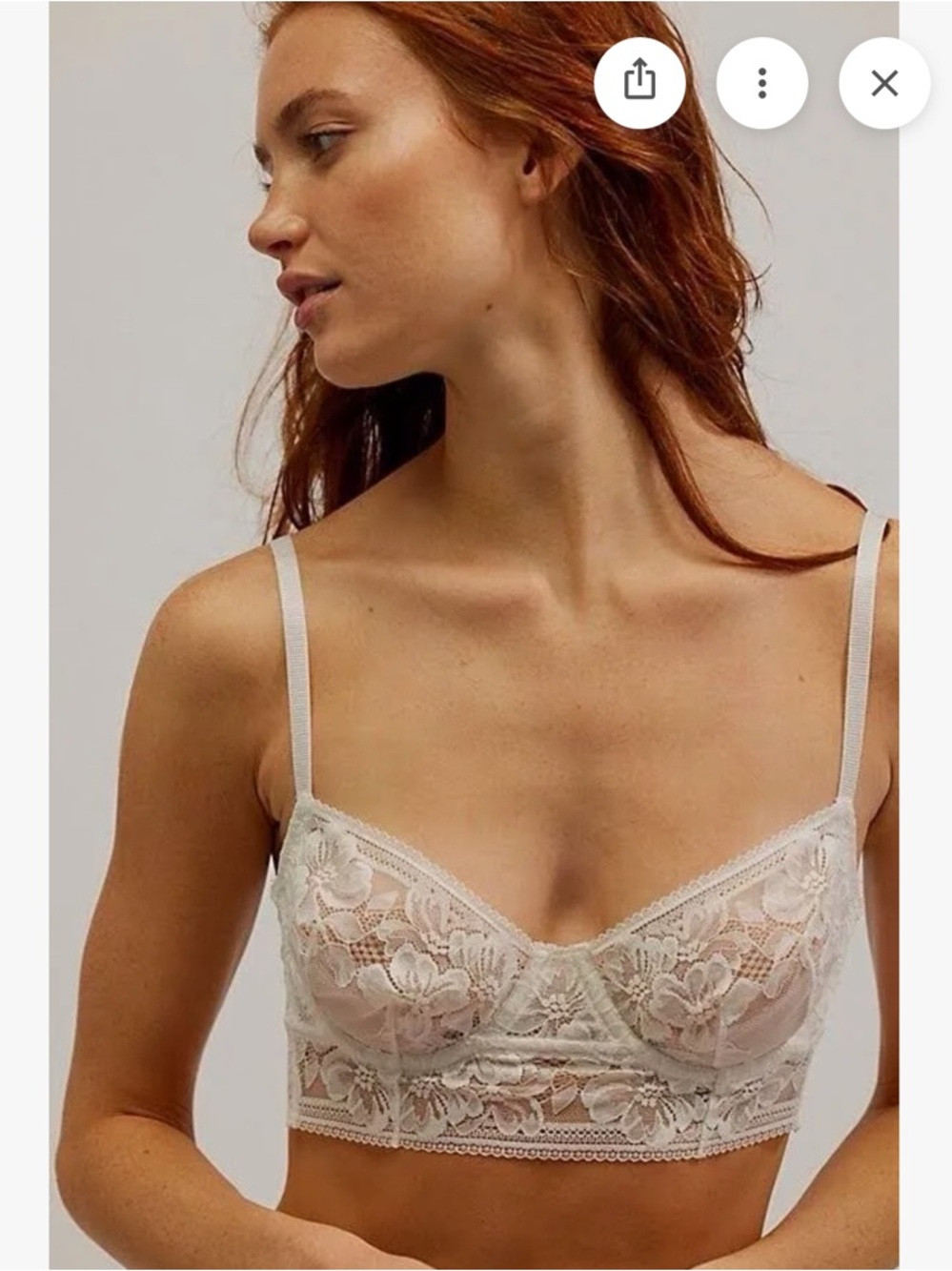Free People Sorrento Long line Underwire Demi Bra